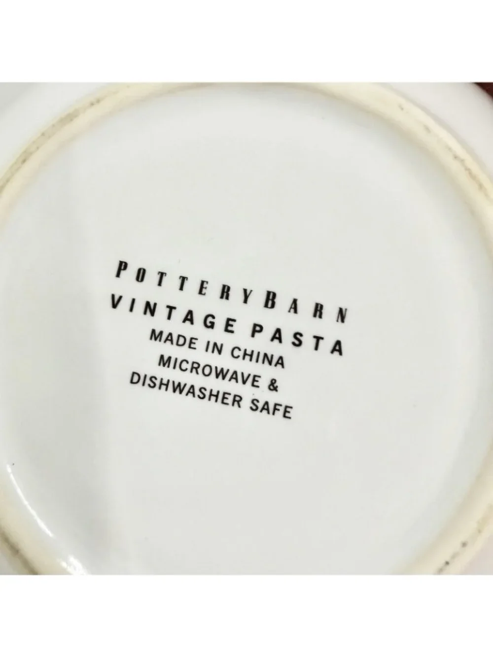 Pottery Barn Vintage Pasta Parmesan Cheese & Olive Oil Covered Dish Set Ceramic